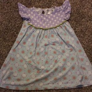 Girls knee length dress